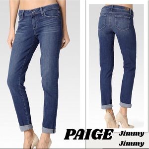 PAIGE Jimmy Jimmy Highland Boyfriend Jeans Crop